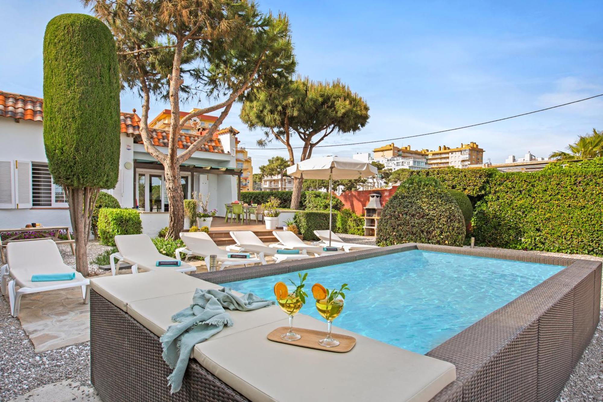מלגרט דה מאר Villa Erika Beach House מראה חיצוני תמונה
